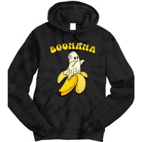 Boonana Funny Cute Banana Ghost Halloween Banana Lover Gifts Tie Dye Hoodie