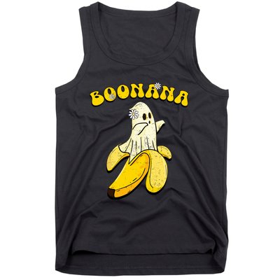 Boonana Funny Cute Banana Ghost Halloween Banana Lover Gifts Tank Top