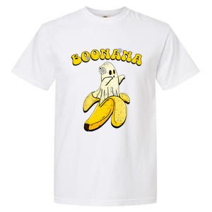 Boonana Funny Cute Banana Ghost Halloween Banana Lover Gifts Garment-Dyed Heavyweight T-Shirt