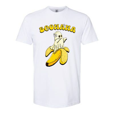 Boonana Funny Cute Banana Ghost Halloween Banana Lover Gifts Softstyle CVC T-Shirt