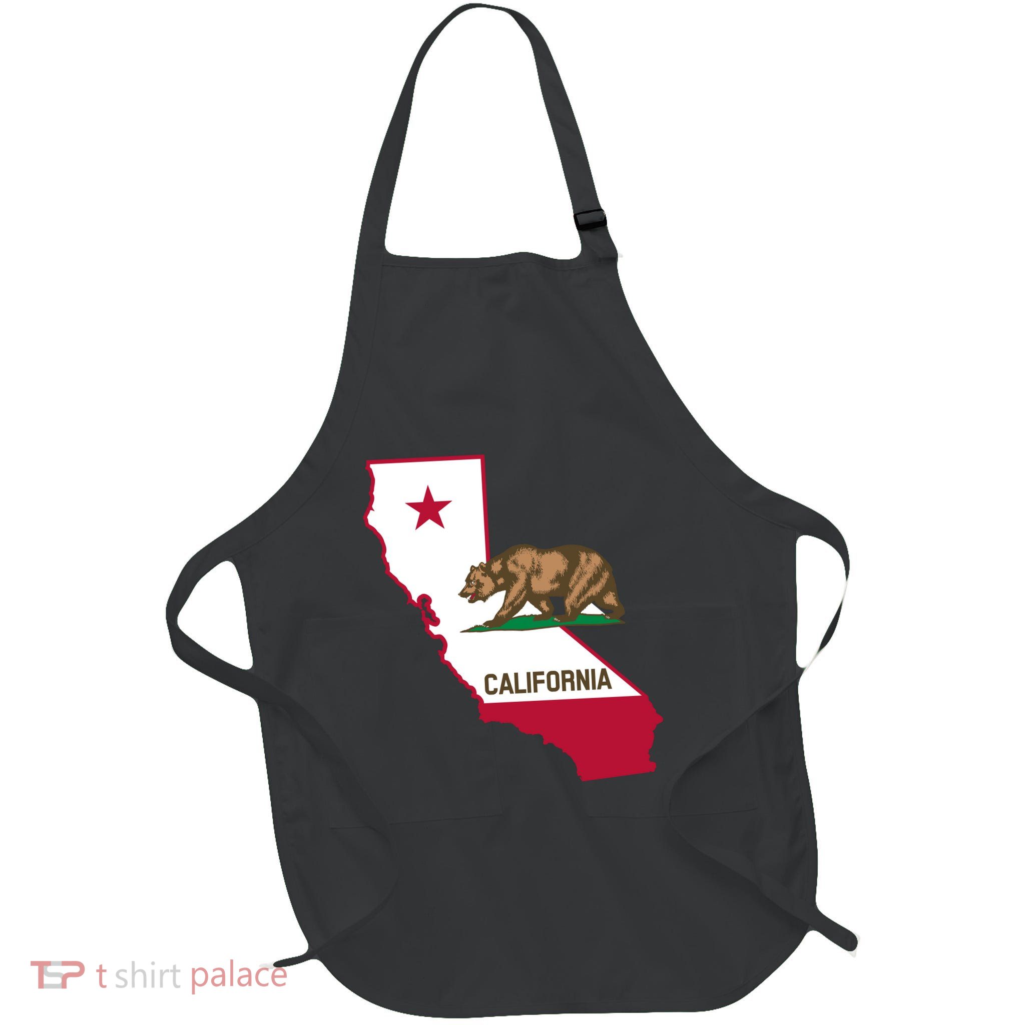 Bear Flag. California Republic State Flag Of California Apron