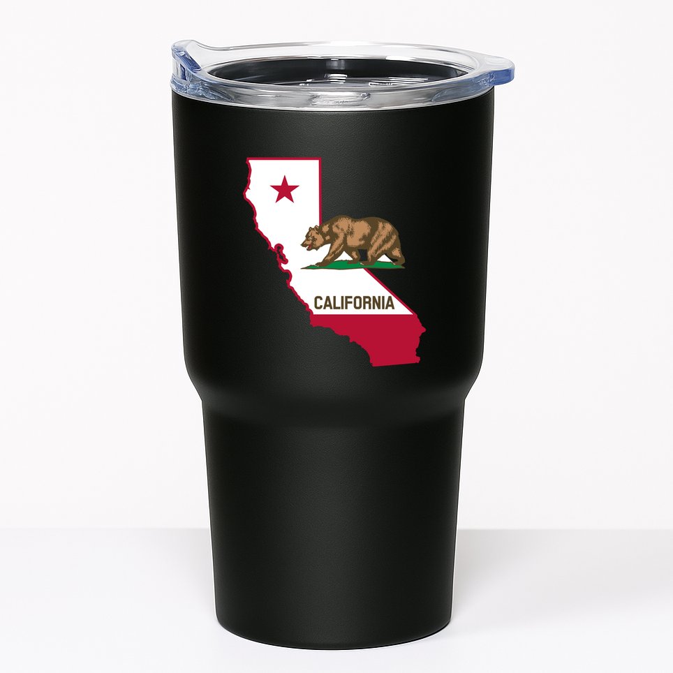 Bear Flag. California Republic State Flag Of California Tumbler