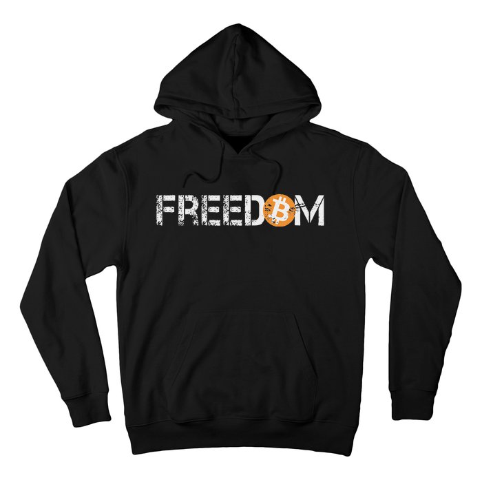 Bitcoin = Freedom Crypto Cryptocurrency Trading Trader Gift Hoodie