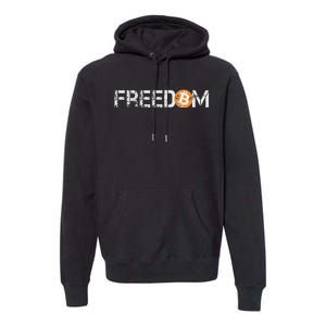 Bitcoin = Freedom Crypto Cryptocurrency Trading Trader Gift Premium Hoodie