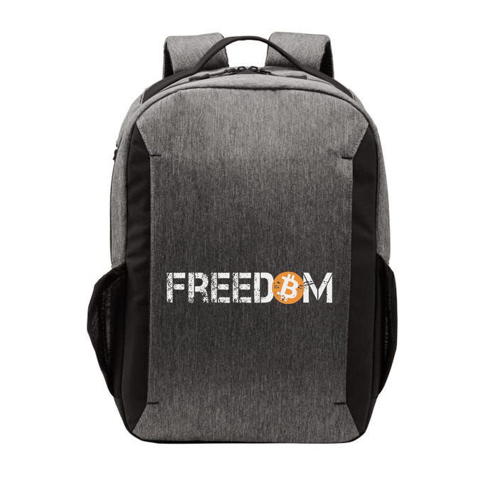 Bitcoin = Freedom Crypto Cryptocurrency Trading Trader Gift Vector Backpack