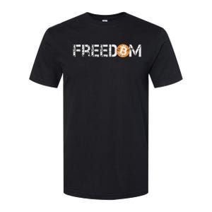 Bitcoin = Freedom Crypto Cryptocurrency Trading Trader Gift Softstyle CVC T-Shirt