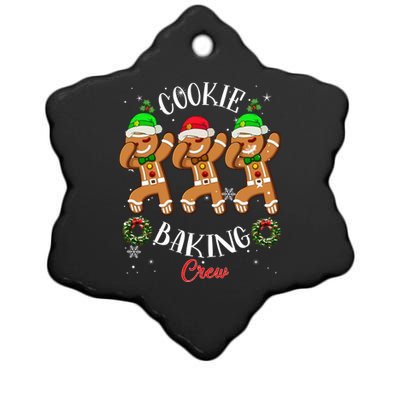 Baking Family Christmas Gingerbread Team Cookie Baking Crew Gift Ceramic Star Ornament