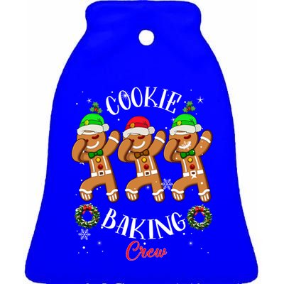 Baking Family Christmas Gingerbread Team Cookie Baking Crew Gift Ceramic Bell Ornament