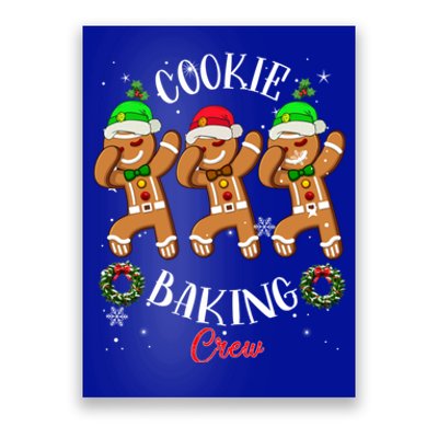 Baking Family Christmas Gingerbread Team Cookie Baking Crew Gift Poster