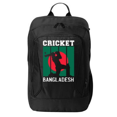 Bangladesh Flag Cricket 2024 Fans Player Coach City Backpack