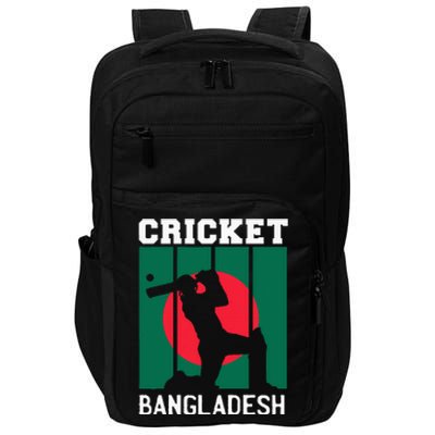 Bangladesh Flag Cricket 2024 Fans Player Coach Impact Tech Backpack