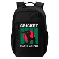 Bangladesh Flag Cricket 2024 Fans Player Coach Daily Commute Backpack