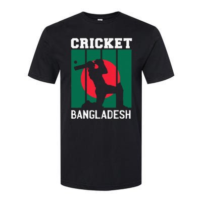 Bangladesh Flag Cricket 2024 Fans Player Coach Softstyle® CVC T-Shirt