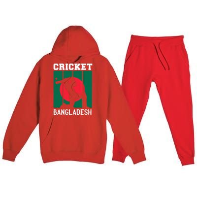 Bangladesh Flag Cricket 2024 Fans Player Coach Premium Hooded Sweatsuit Set