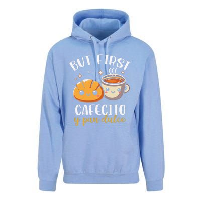 But First Cafecito Y Pan Dulce Concha Mexican Coffee Lover Unisex Surf Hoodie