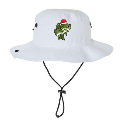 Bass Fishing Christmas Pajama Fish Santa Fisherman Angler Legacy Cool Fit Booney Bucket Hat