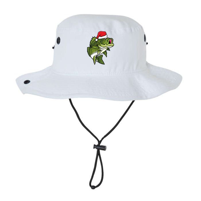 Bass Fishing Christmas Pajama Fish Santa Fisherman Angler Legacy Cool Fit Booney Bucket Hat