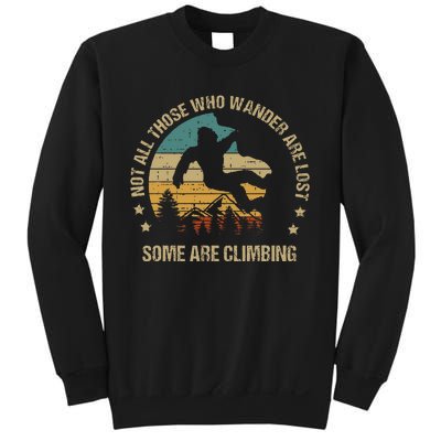 Bigfoot Funny Climber Climbing Outdoor Sweatshirt