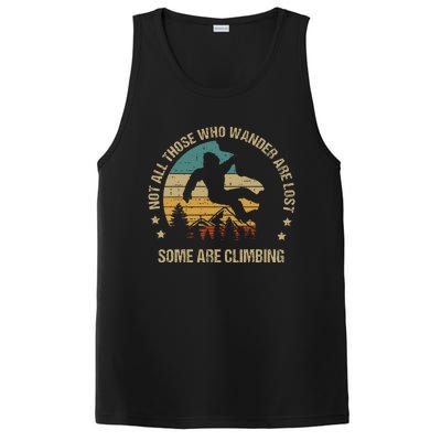 Bigfoot Funny Climber Climbing Outdoor PosiCharge Competitor Tank