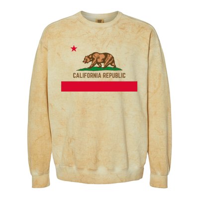 Bear Flag. California Republic State Flag Of California Colorblast Crewneck Sweatshirt