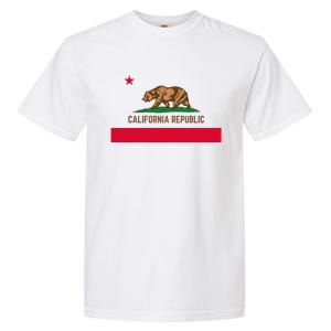 Bear Flag. California Republic State Flag Of California Garment-Dyed Heavyweight T-Shirt