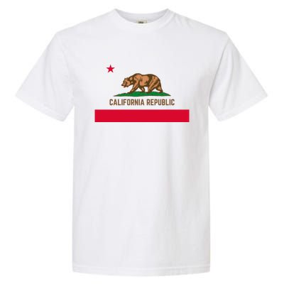 Bear Flag. California Republic State Flag Of California Garment-Dyed Heavyweight T-Shirt