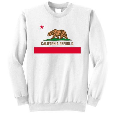 Bear Flag. California Republic State Flag Of California Sweatshirt