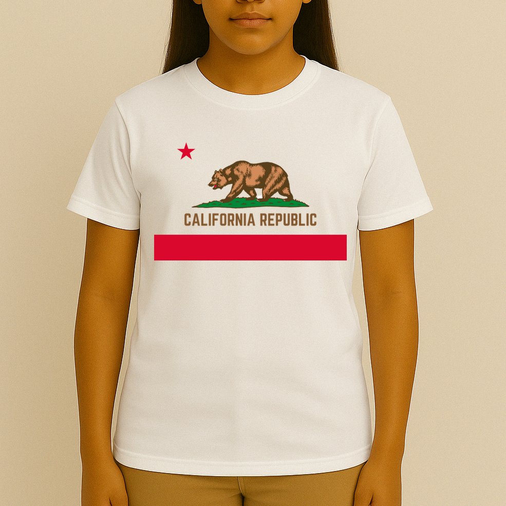 Bear Flag. California Republic State Flag Of California T-Shirt