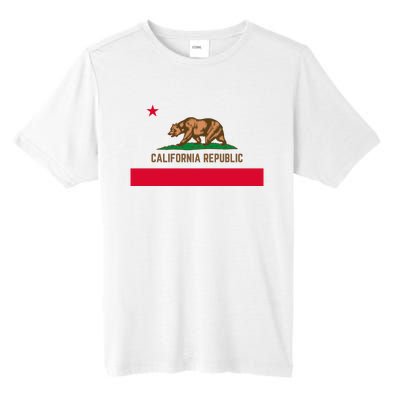 Bear Flag. California Republic State Flag Of California Tall Fusion ChromaSoft Performance T-Shirt