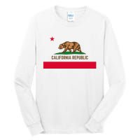 Bear Flag. California Republic State Flag Of California Tall Long Sleeve T-Shirt