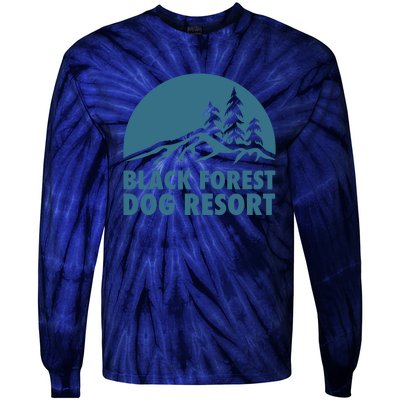 Black Forest Dog Resort Tie-Dye Long Sleeve Shirt