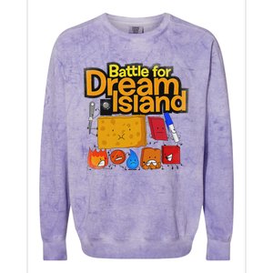 Battle For Dream Island Essential Colorblast Crewneck Sweatshirt