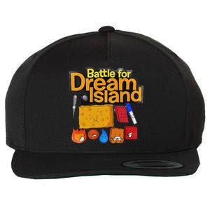 Battle For Dream Island Essential Wool Snapback Cap