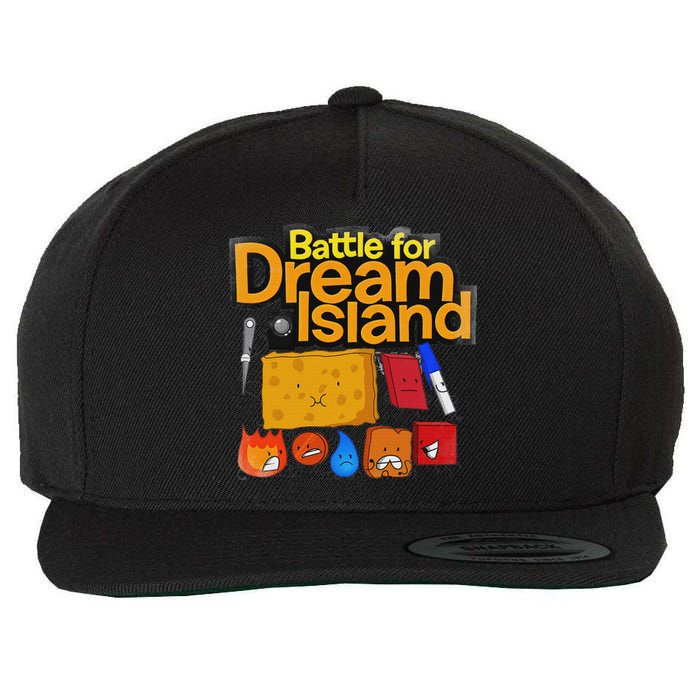 Battle For Dream Island Essential Wool Snapback Cap