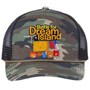 Battle For Dream Island Essential Retro Rope Trucker Hat Cap