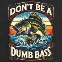 Bass Fishing DonT Be A Dumb Bass Adult Drive Performance Visor