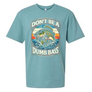 Bass Fishing DonT Be A Dumb Bass Sueded Cloud Jersey T-Shirt