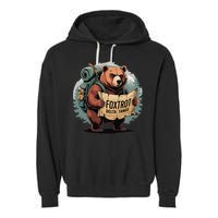 Bear Foxtrots Deltas Tangos Funny Bear Foxtrots Deltas Garment-Dyed Fleece Hoodie