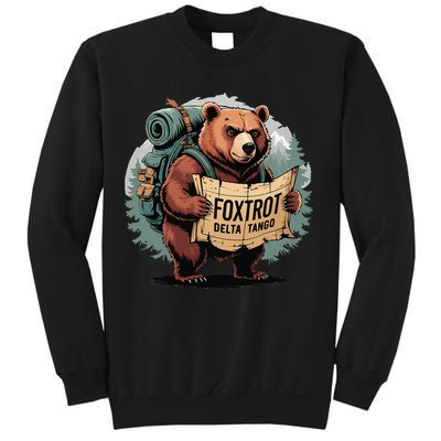 Bear Foxtrots Deltas Tangos Funny Bear Foxtrots Deltas Sweatshirt