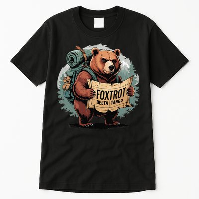 Bear Foxtrots Deltas Tangos Funny Bear Foxtrots Deltas Tall T-Shirt