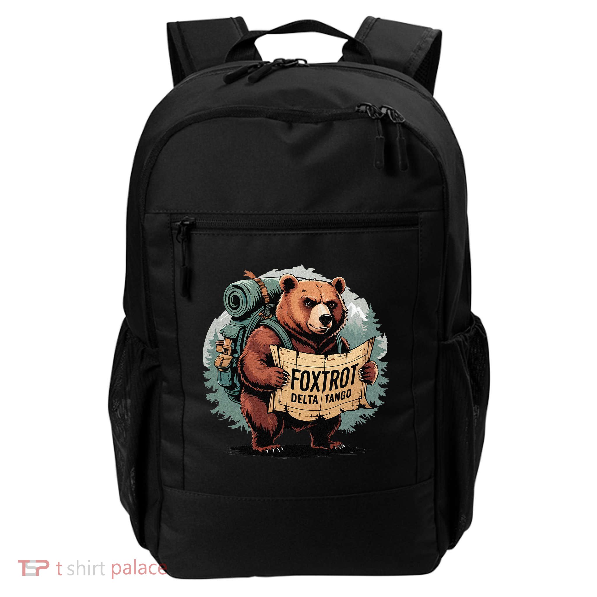 Bear Foxtrots Deltas Tangos Funny Bear Foxtrots Deltas Backpack