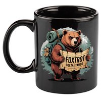 Bear Foxtrots Deltas Tangos Funny Bear Foxtrots Deltas 11oz C Handle Ceramic Mug