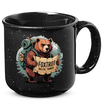 Bear Foxtrots Deltas Tangos Funny Bear Foxtrots Deltas 15oz Campfire Ceramic Mug