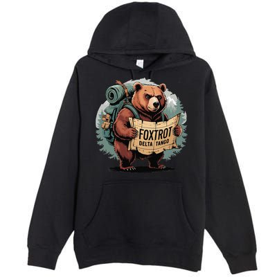 Bear Foxtrots Deltas Tangos Funny Bear Foxtrots Deltas Premium Pullover Hoodie