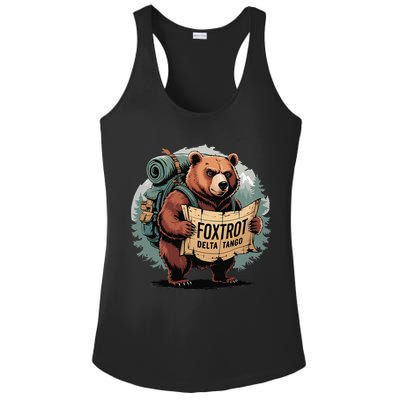 Bear Foxtrots Deltas Tangos Funny Bear Foxtrots Deltas Ladies PosiCharge Competitor Racerback Tank