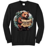 Bear Foxtrots Deltas Tangos Funny Bear Foxtrots Deltas Tall Sweatshirt