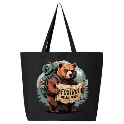 Bear Foxtrots Deltas Tangos Funny Bear Foxtrots Deltas 25L Jumbo Tote
