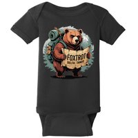 Bear Foxtrots Deltas Tangos Funny Bear Foxtrots Deltas Baby Bodysuit