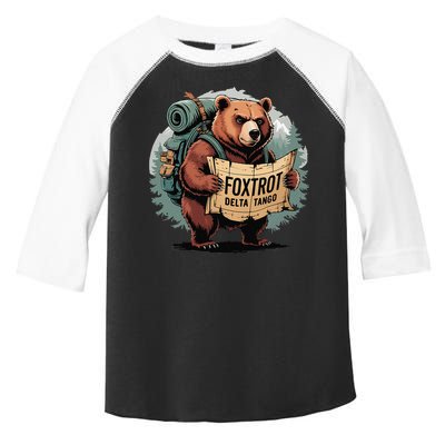 Bear Foxtrots Deltas Tangos Funny Bear Foxtrots Deltas Toddler Fine Jersey T-Shirt