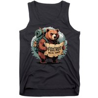 Bear Foxtrots Deltas Tangos Funny Bear Foxtrots Deltas Tank Top